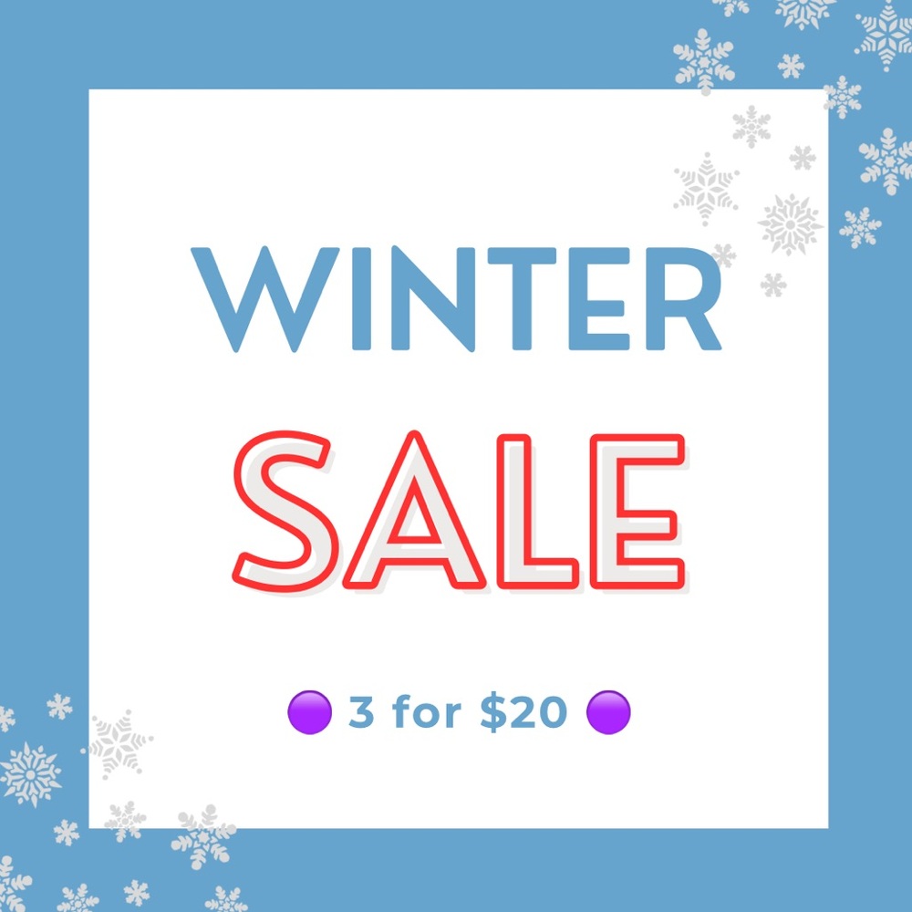 Sale 3 for $20